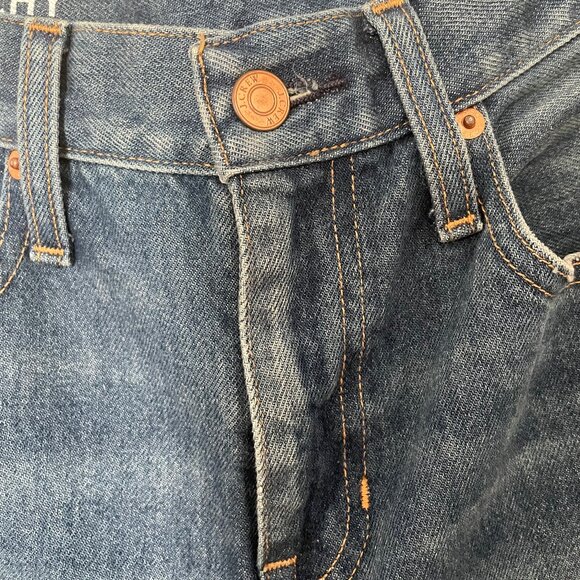 J.Crew Slouchy Boyfriend Jean in Bright Indigo Wash Size 26 - Picture 6 of 11